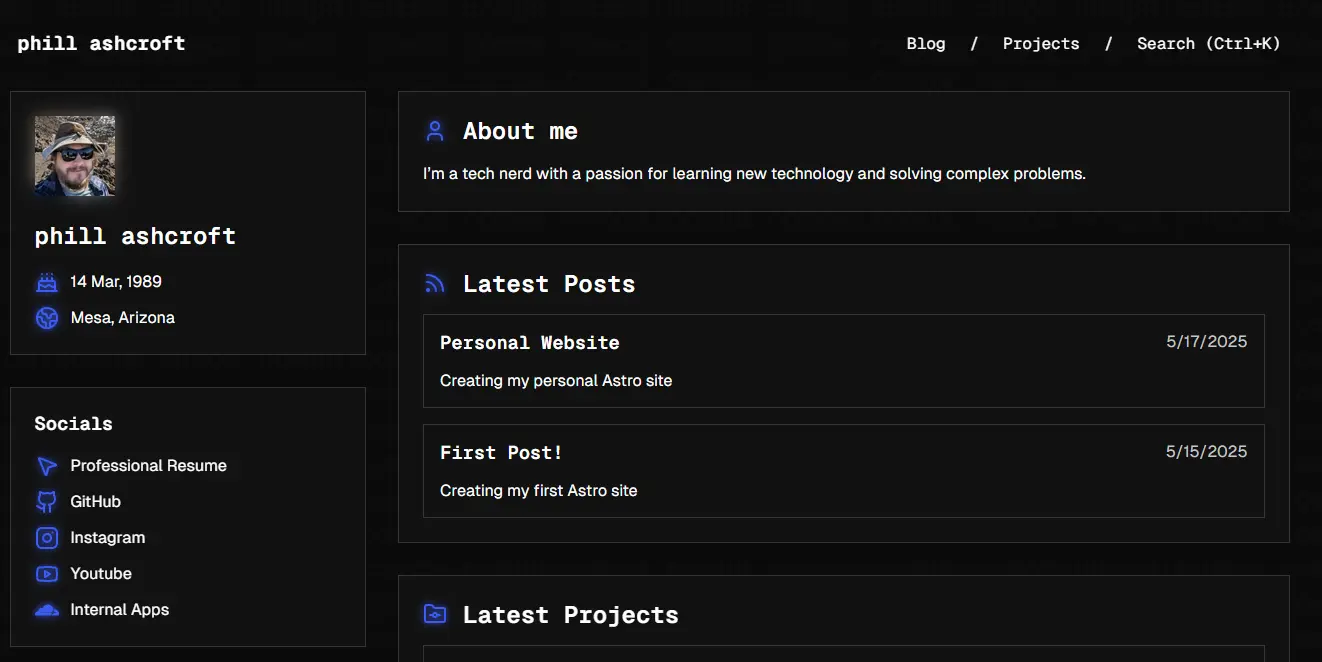 Personal Website